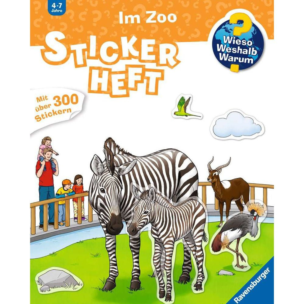 Wieso? Weshalb? Warum? Stickerheft: Im Zoo