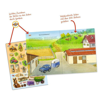 Perché? Per cosa? Come mai? Album di adesivi: Cavalli