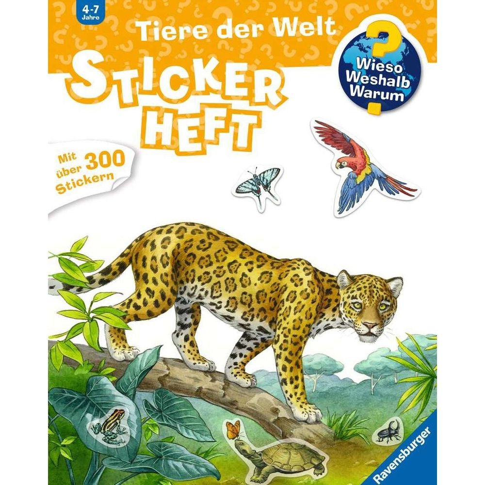 Wieso? Weshalb? Warum? Stickerheft: Tiere der Welt