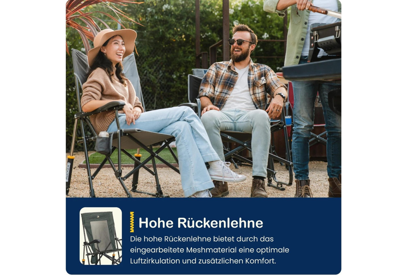 Road Trip Rocker Navy Topo