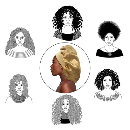 Satin Haarschlaf-Haube