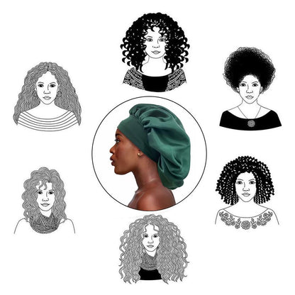 Satin Haarschlaf-Haube