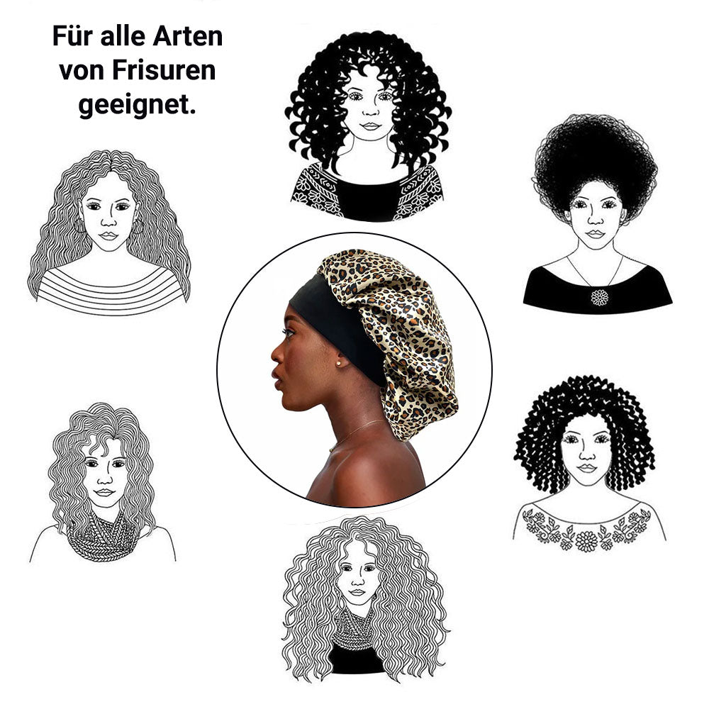 Satin Haarschlaf-Haube