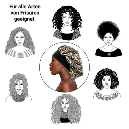 Satin Haarschlaf-Haube