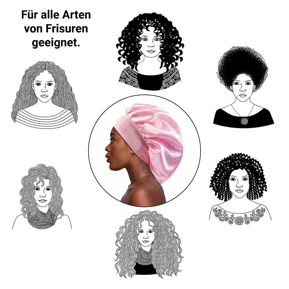 Satin Haarschlaf-Haube