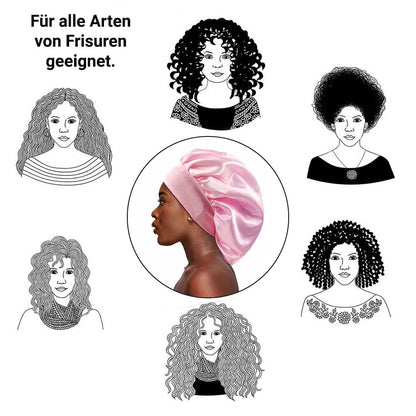 Satin Haarschlaf-Haube