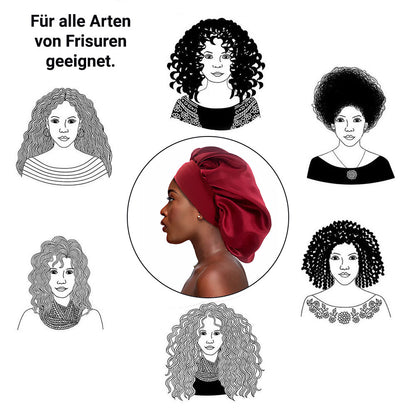 Satin Haarschlaf-Haube