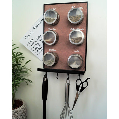 Schiefertafel Magnetisch mit Ablage "Pink Earthcore", 20x30cm - Wandtafel - Speedjust Schweiz