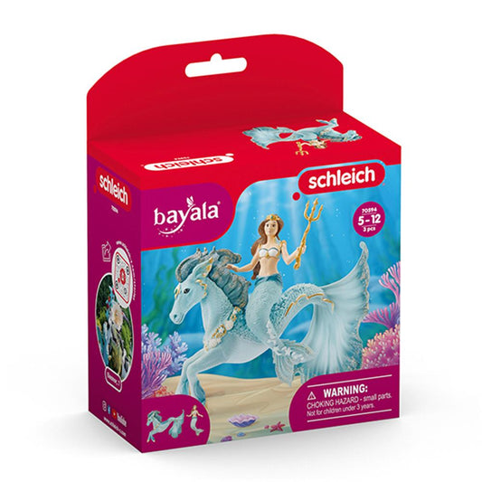 Meerjungfrau-Eyela auf Unterwasserpferd