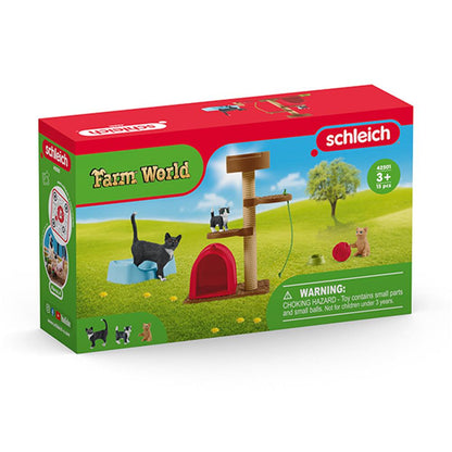 Spielspass für niedliche Katzen