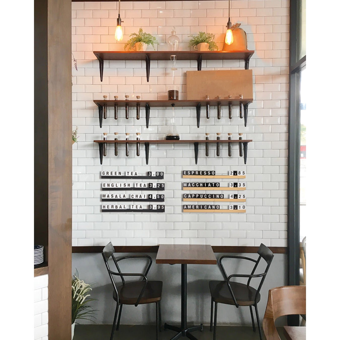 Securit® Buchstabenregal, Teak - Wandtafel - Speedjust Schweiz