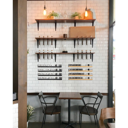 Securit® Buchstabenregal, Teak - Wandtafel - Speedjust Schweiz