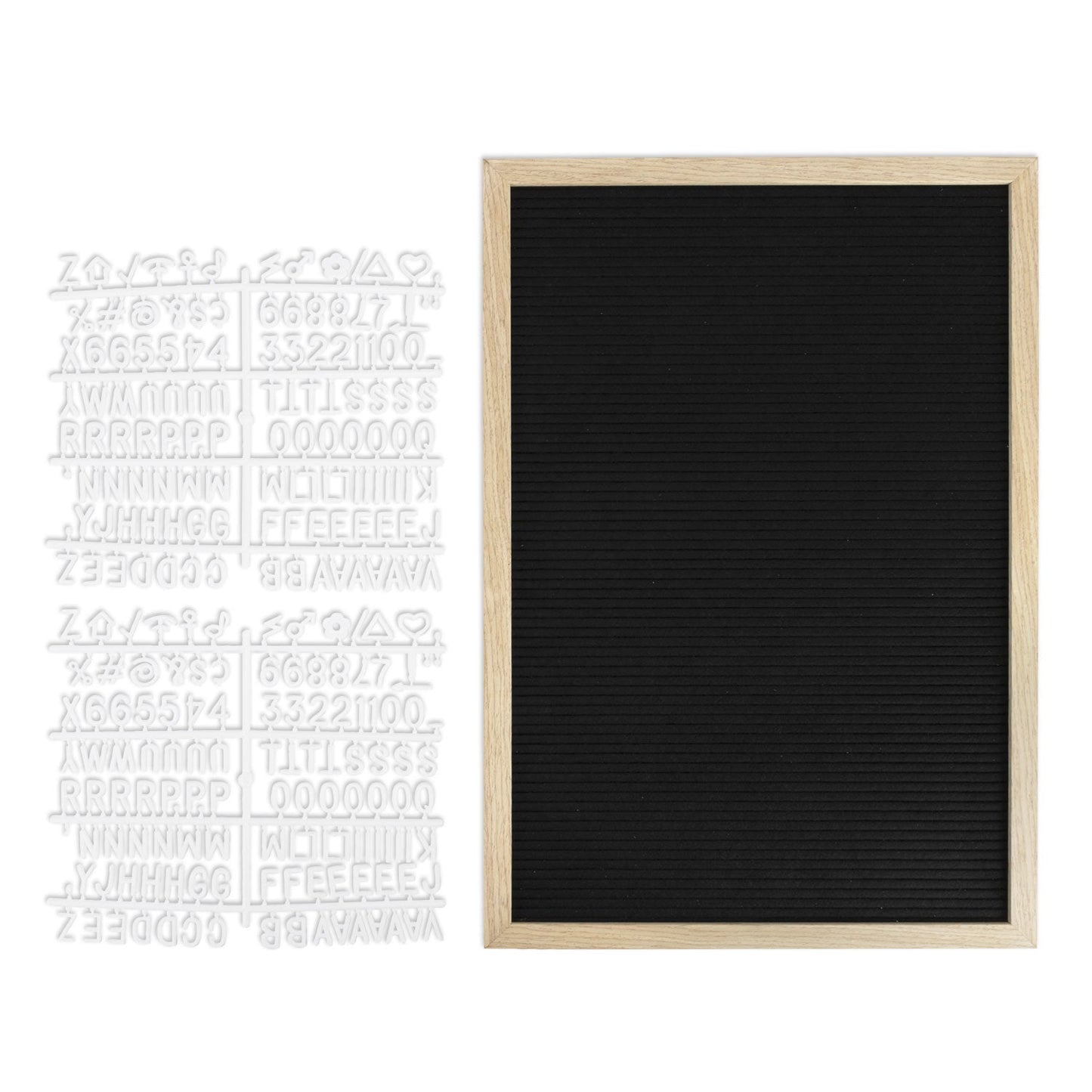 Securit® Buchstabentafel mit Holzrahmen, Letterboard Wandkreidetafel, 40x60cm - Wandtafel - Speedjust Schweiz