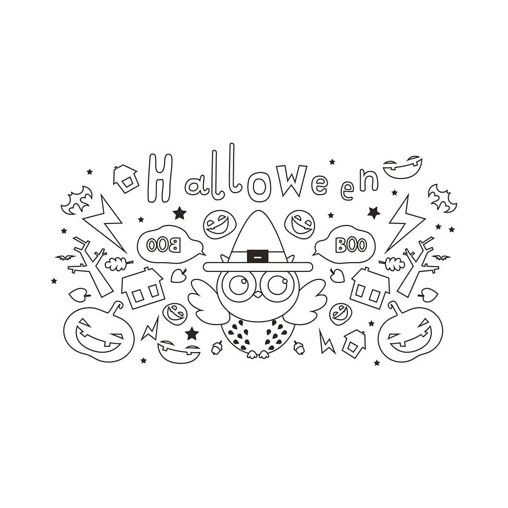 Securit® Fensterschablonen Halloween, 3er Set, Format: A2, inkl. 1 Securit® Kreidestift - Schablone - Speedjust Schweiz