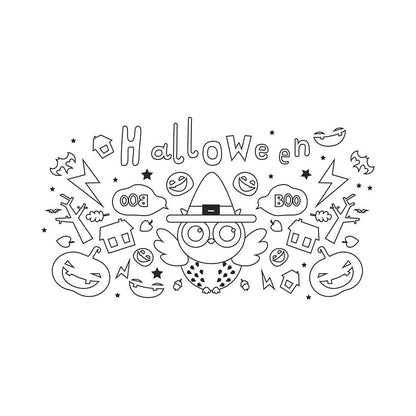 Securit® Fensterschablonen Halloween, 3er Set, Format: A2, inkl. 1 Securit® Kreidestift - Schablone - Speedjust Schweiz