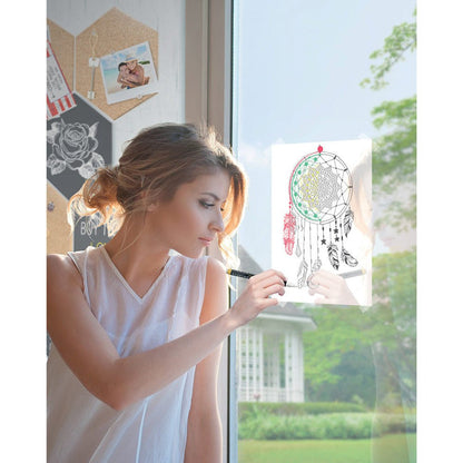 Securit® Fensterschablonen "Home", 3er Set, Format: A3, inkl. 1 Securit® Kreidestift - Schablone - Speedjust Schweiz