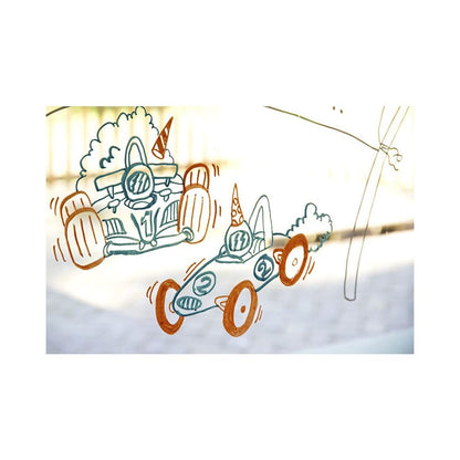 Securit® Fensterschablonen "Windoodle", Format: A2, Thema: Boy Birthday, inkl. 1 Securit® Kreidestift, 3er Set - Schablone - Speedjust Schweiz