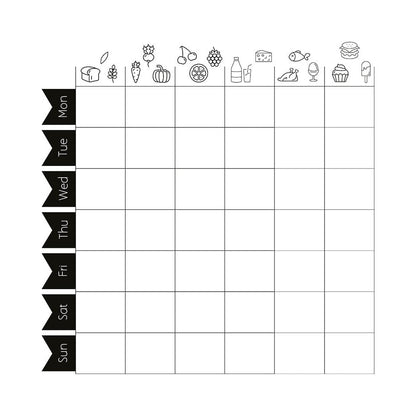 Securit® Fensterschablonen "Windoodle", Format: A2, Thema: Food, inkl. 1 Securit® Kreidestift, 3er Set - Schablone - Speedjust Schweiz