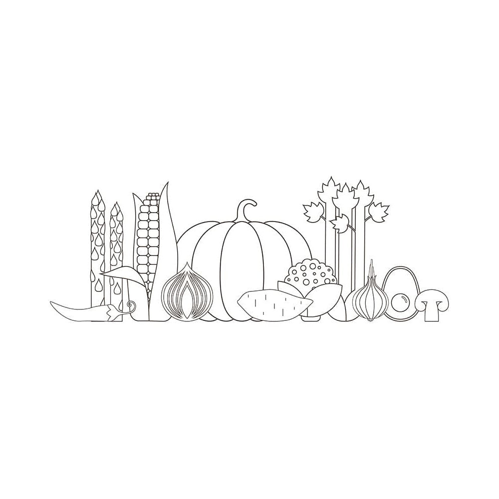 Securit® Fensterschablonen "Windoodle", Format: A2, Thema: Food, inkl. 1 Securit® Kreidestift, 3er Set - Schablone - Speedjust Schweiz
