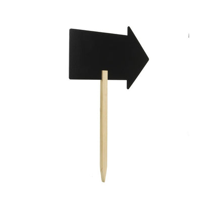 Securit® Gartenstecker Kreidetafel Pfeil mit Holzstab, inkl. 1x Kreidestift - Kundenstopper - Speedjust Schweiz