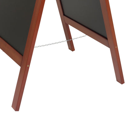 Securit® Holz Kundenstopper 125x69cm, Mahagoni, Outdoor - Kundenstopper - Speedjust Schweiz