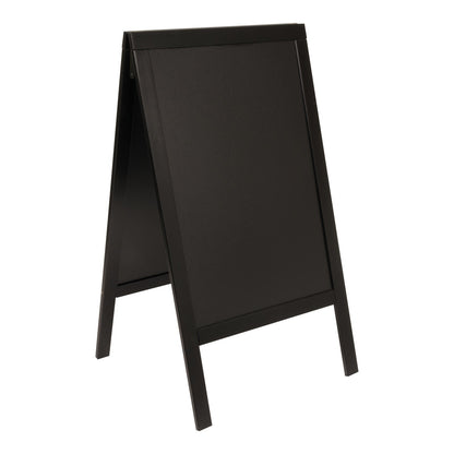 Securit® Holz Kundenstopper 125x69cm, Schwarz, Outdoor - Kundenstopper - Speedjust Schweiz