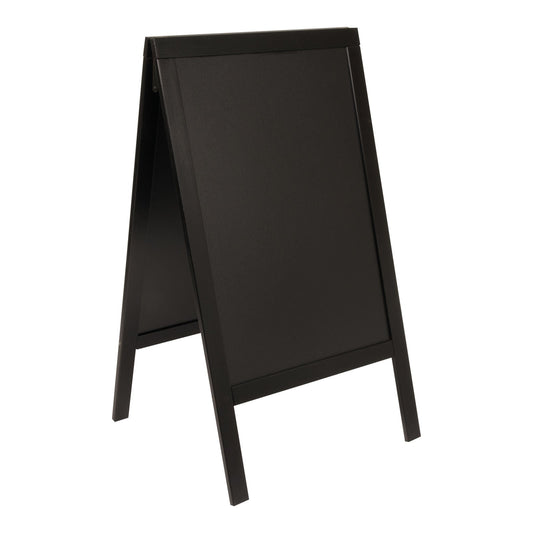 Securit® Holz Kundenstopper 125x69cm, Schwarz, Outdoor - Kundenstopper - Speedjust Schweiz