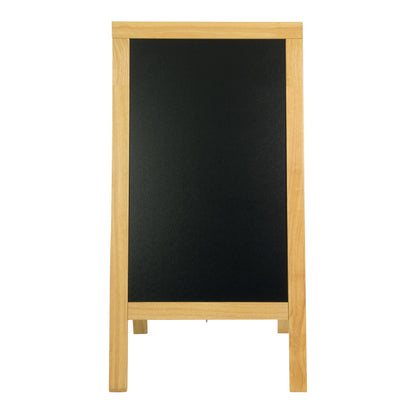Securit® Holz Kundenstopper 140x70cm, Deluxe, Buche, Outdoor - Kundenstopper - Speedjust Schweiz