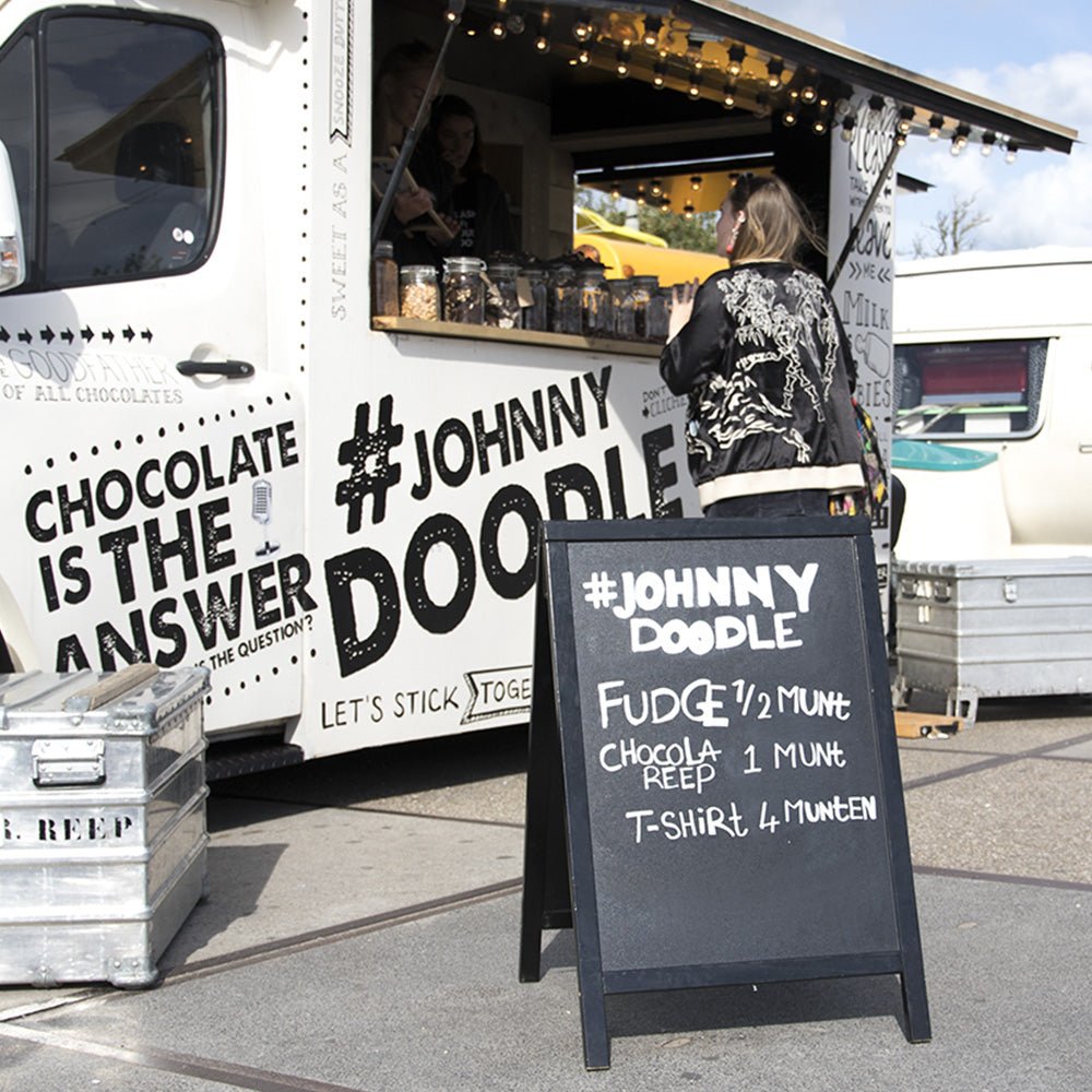 Securit® Holz Kundenstopper 85x55cm, Schwarz, Outdoor - Kundenstopper - Speedjust Schweiz