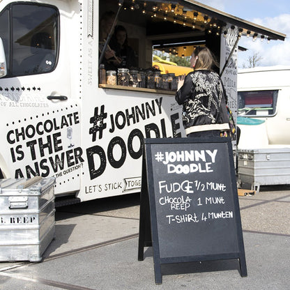 Securit® Holz Kundenstopper 85x55cm, Schwarz, Outdoor - Kundenstopper - Speedjust Schweiz