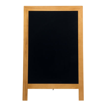Securit® Holz Kundenstopper Deluxe, 85x55cm, Hellbraun, Outdoor - Kundenstopper - Speedjust Schweiz