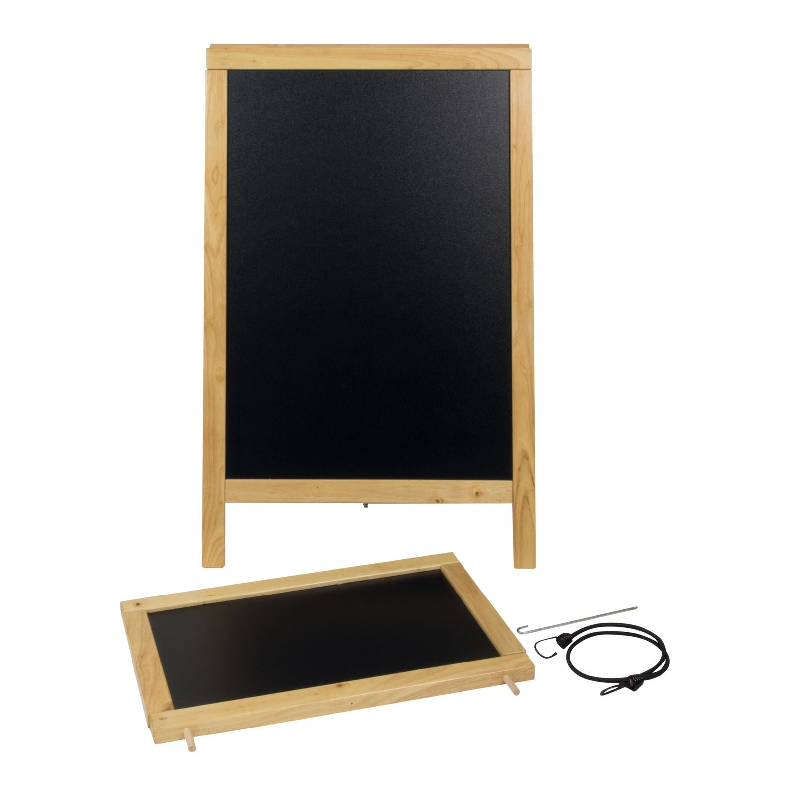 Securit® Holz Kundenstopper mit Topschild, 120x55cm, Buche, Outdoor - Kundenstopper - Speedjust Schweiz