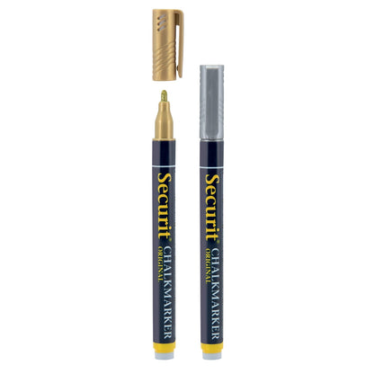 Securit® Kreidemarker, 1 - 2mm, 2er - Set, Gold & Silber - Kreidemarker - Speedjust Schweiz