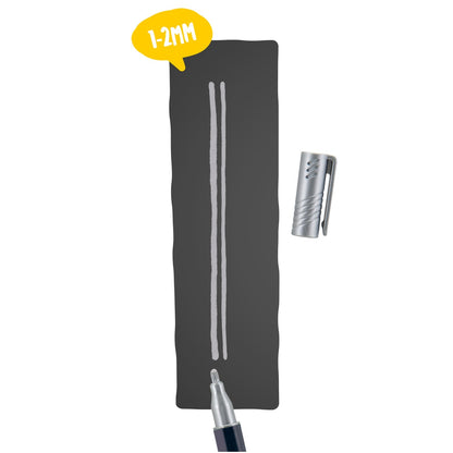 Securit® Kreidemarker, 1 - 2mm, 2er - Set, Gold & Silber - Kreidemarker - Speedjust Schweiz