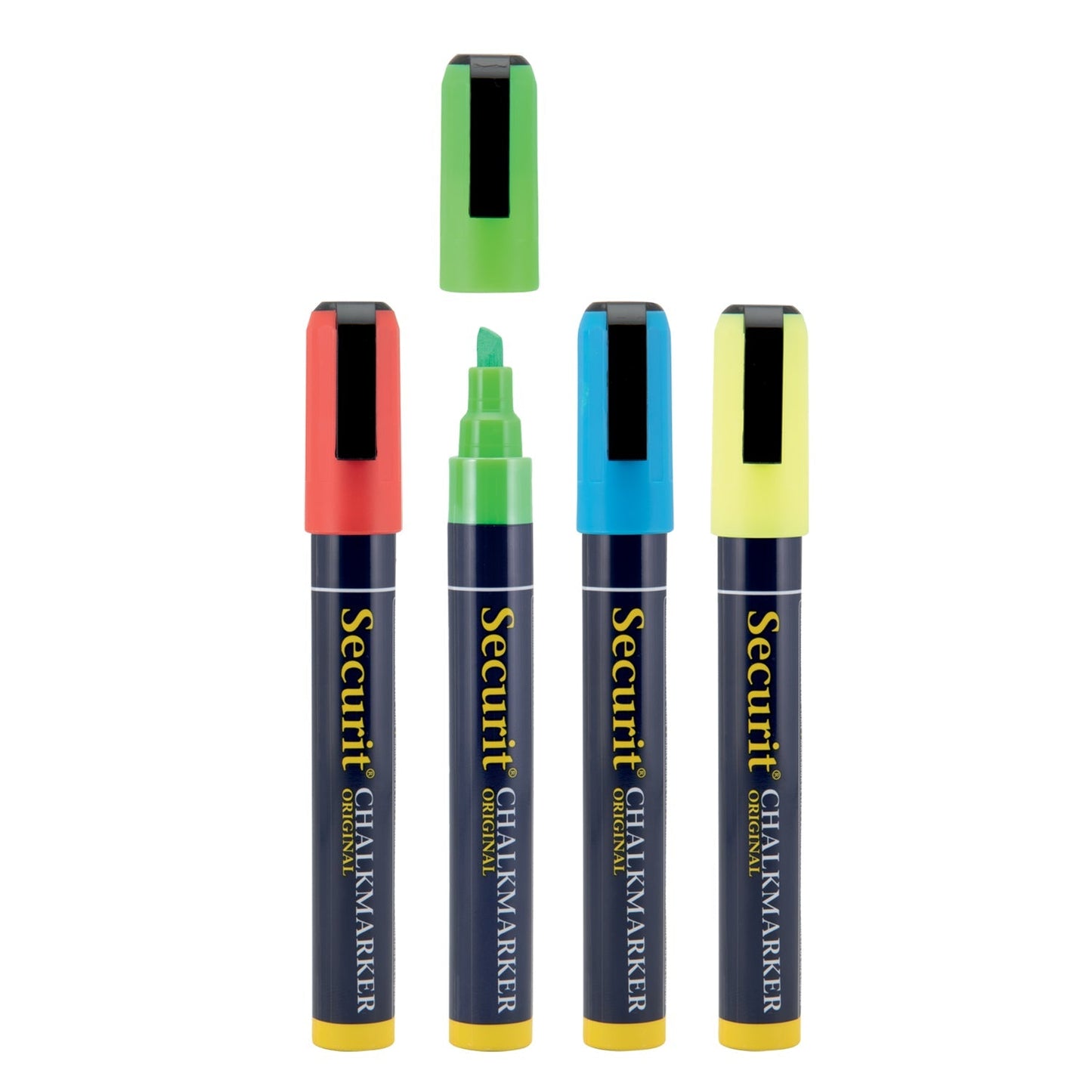Securit® Kreidemarker, 2 - 6mm, 4er - Set, Farbig - Kreidemarker - Speedjust Schweiz