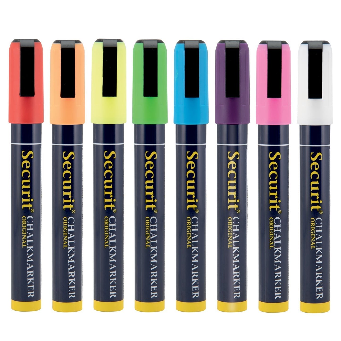 Securit® Kreidemarker, 2 - 6mm, 8er - Set, Farbig - Kreidemarker - Speedjust Schweiz