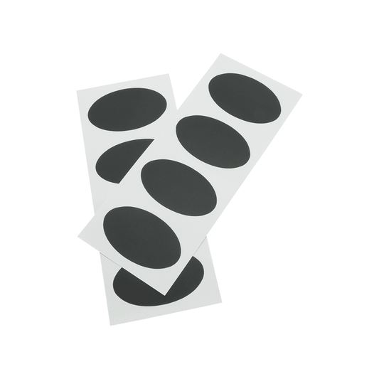 Securit® Kreidetafelfolie, Sticker Oval, 8x5cm, Selbstklebend, 8er - Set - Kreidetafelfolien - Speedjust Schweiz
