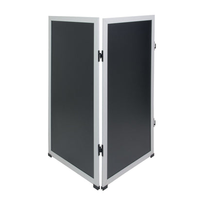 Securit® Multiboard Kreidetafel mit Holzrahmen, Silber, 115x60cm, Outdoor - Kundenstopper - Speedjust Schweiz