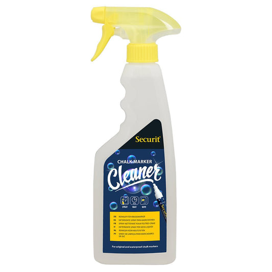 Securit® Reinigungsspray für wasserfeste Kreidemarker, 500ml - Kreidemarker - Speedjust Schweiz