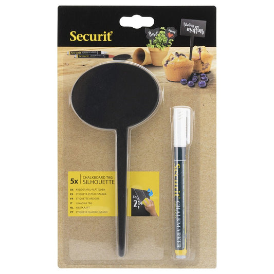 Securit® Silhouette TAG's "Blase" - Tischaufsteller / Tags - Speedjust Schweiz