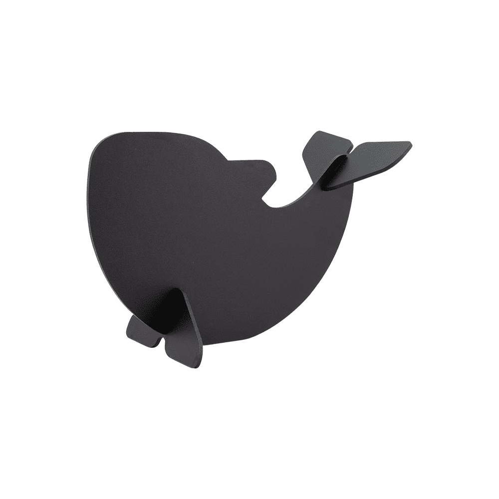 Securit® Tischkreidetafel 3D, "Wal" zum Selbstaufbauen, 22x15cm - Tischaufsteller / Tags - Speedjust Schweiz