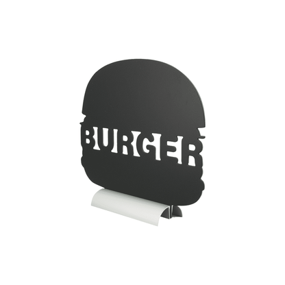 Securit®, Tischkreidetafel Aufsteller mit Aluminiumfuss, "Burger" Form - Silhouette, 28x25cm - Tischaufsteller / Tags - Speedjust Schweiz
