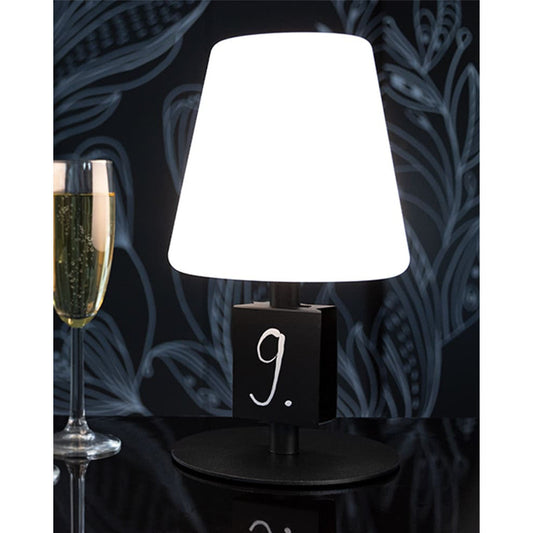 Securit® LED Tischlampe mit Kreidetafel-Tags