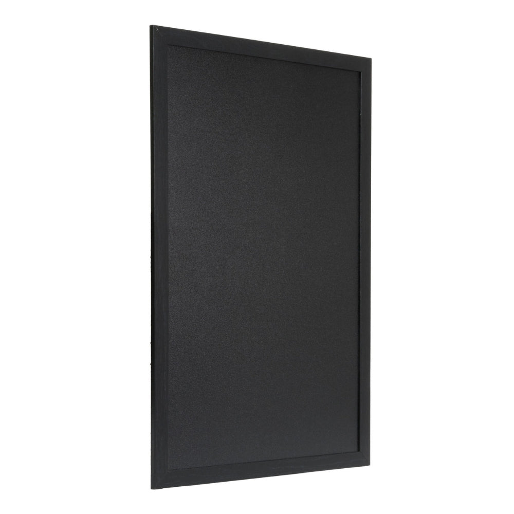 Securit® Wandkreidetafel Budget – Holzrahmen Schwarz, 40x60cm - Wandtafel - Speedjust Schweiz