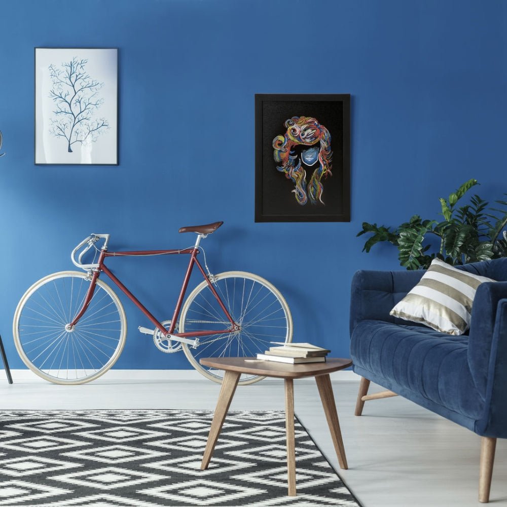 Securit® Wandkreidetafel Budget – Holzrahmen Schwarz, 40x60cm - Wandtafel - Speedjust Schweiz