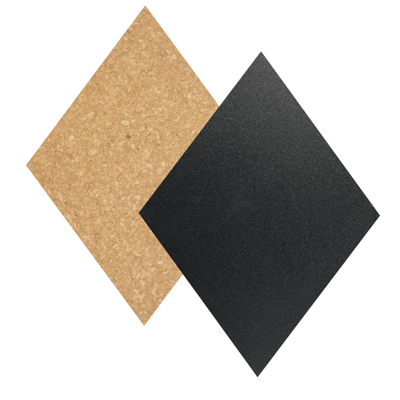 Securit® Wandkreidetafel & Kork Silhouette Diamant, 7er - Set, 22x33cm - Wandtafel - Speedjust Schweiz