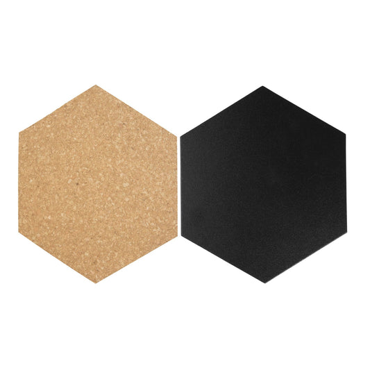 Securit® Wandkreidetafel & Kork Silhouette Hexagon, 7er - Set, 20x23cm - Wandtafel - Speedjust Schweiz