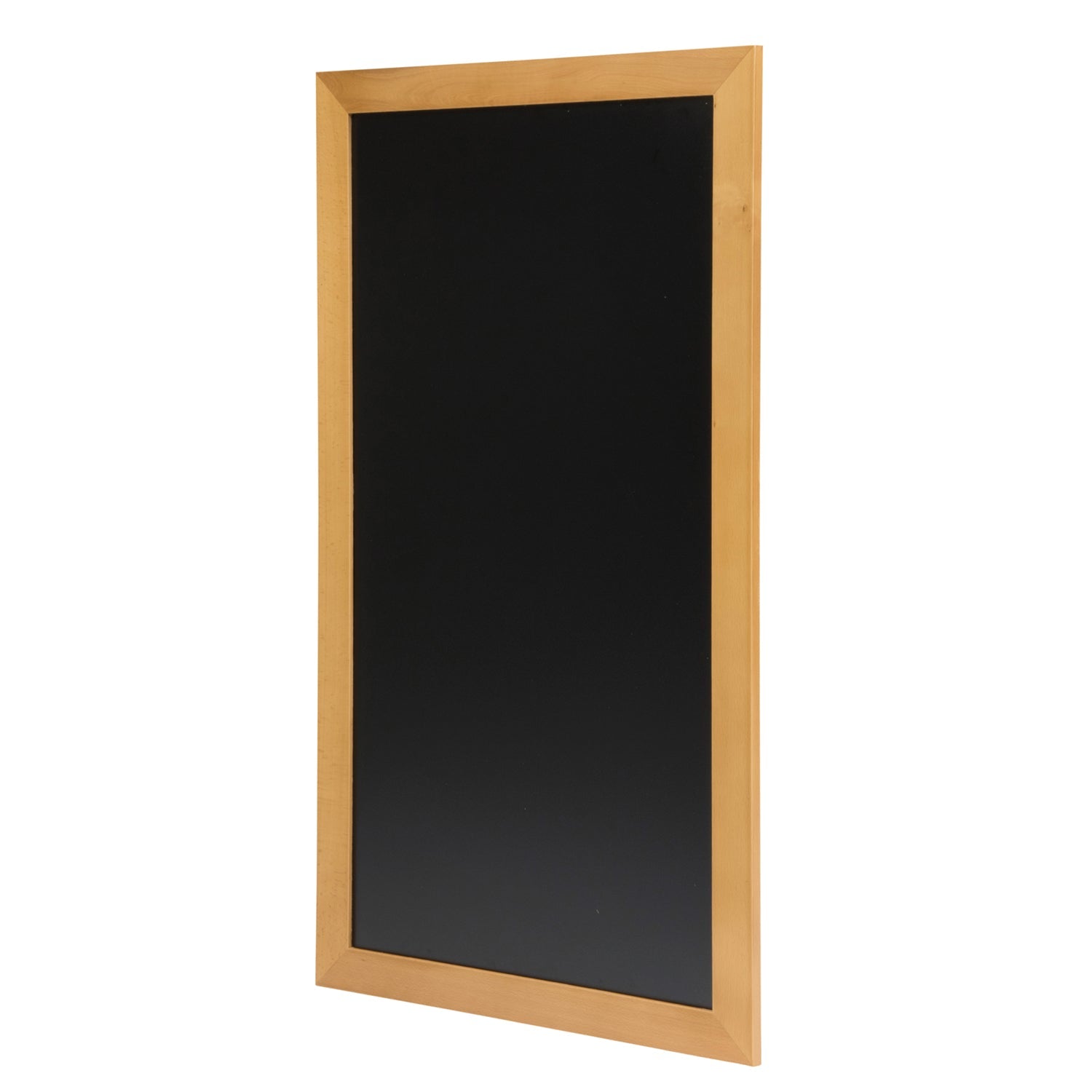 Securit® Wandkreidetafel "Long", Holzrahmen Hellbraun, 56x100cm, Outdoor - Wandtafel - Speedjust Schweiz