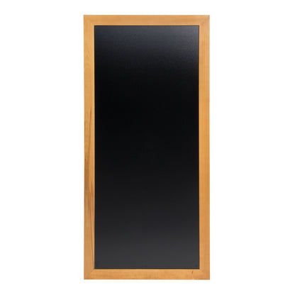 Securit® Wandkreidetafel "Long", Holzrahmen Hellbraun, 56x120cm, Outdoor - Wandtafel - Speedjust Schweiz