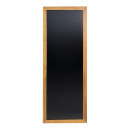 Securit® Wandkreidetafel "Long", Holzrahmen Hellbraun, 56x150cm, Outdoor - Wandtafel - Speedjust Schweiz